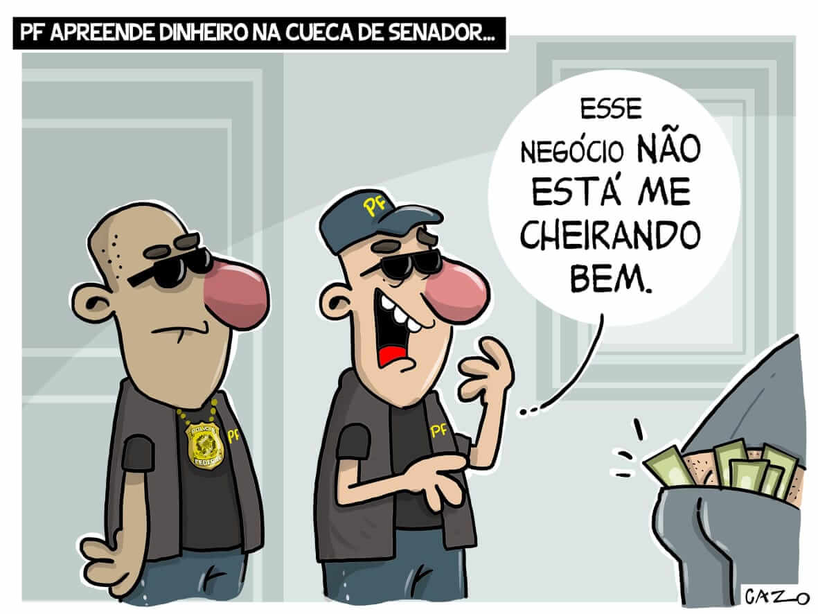 Vice-líder do governo Bolsonaro no Senado esconde dinheiro na cueca - Sindicato dos Bancários e Financiários de Bauru e Região